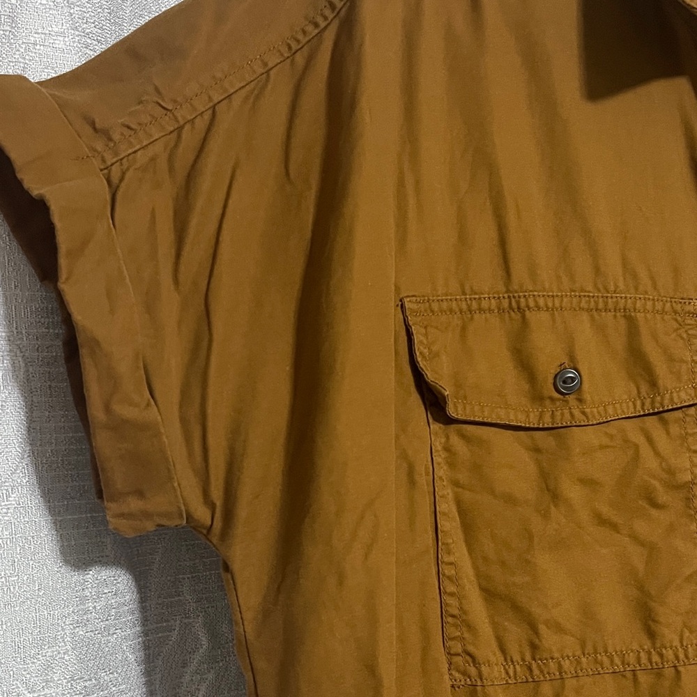 Universal Thread Brown Collared Top - Picture 4 of 5